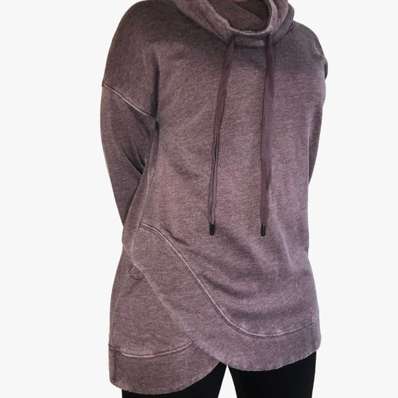 (NWT) Mineral Wash Cowl Neck Sweater - Picture 2 of 9